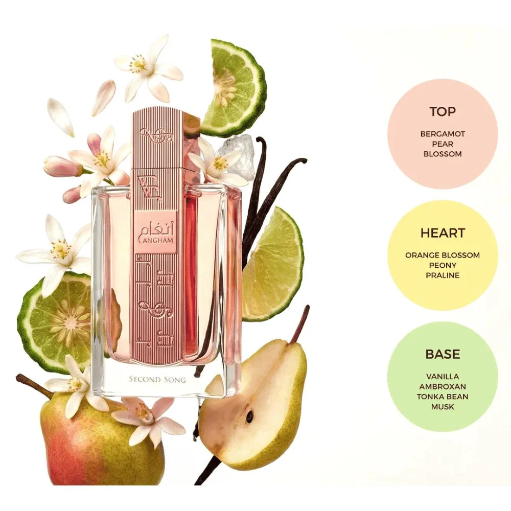 Angham Second Song 100ml EDP By Lattafa - Image 3