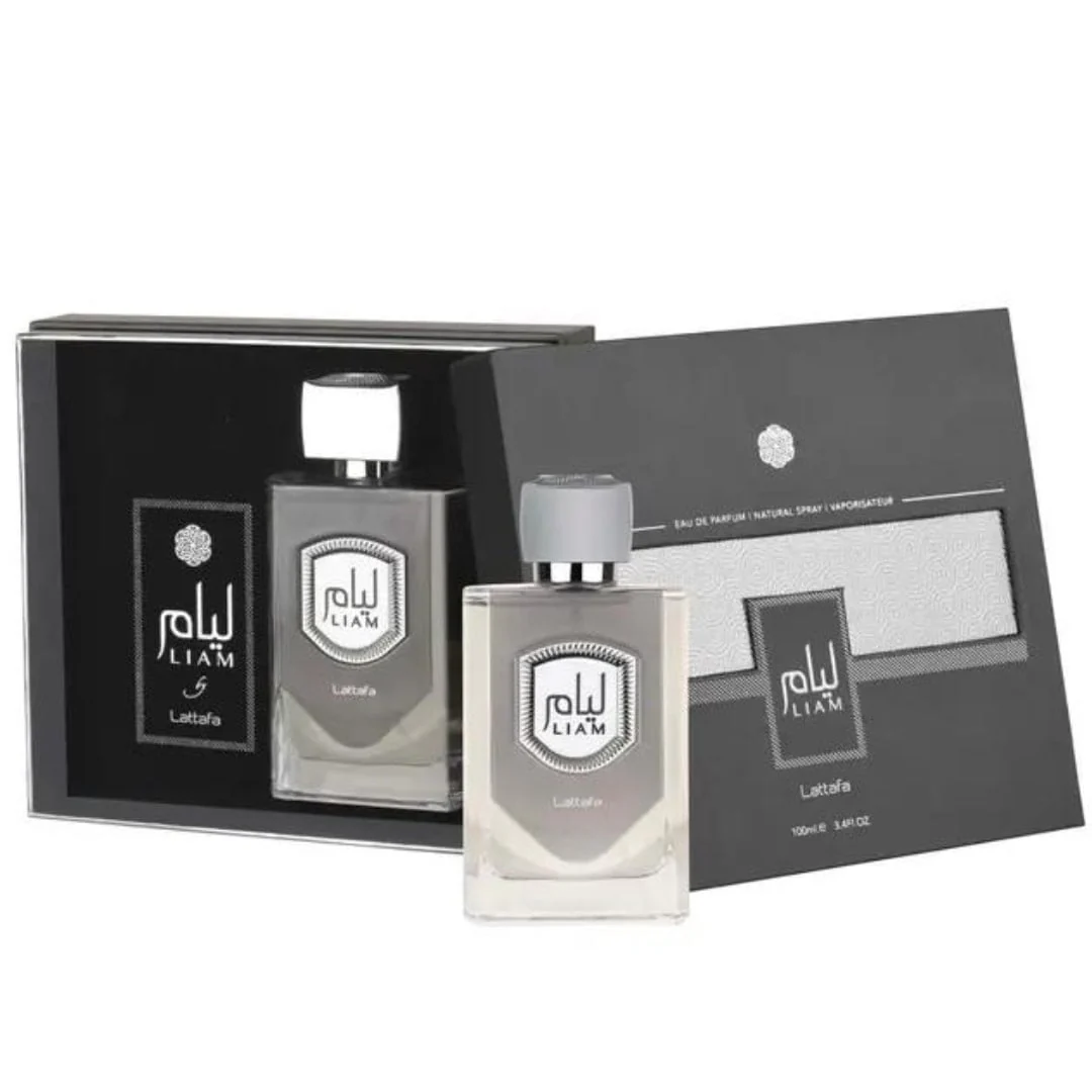 Liam Grey 100ml EDP by Lattafa - Image 3