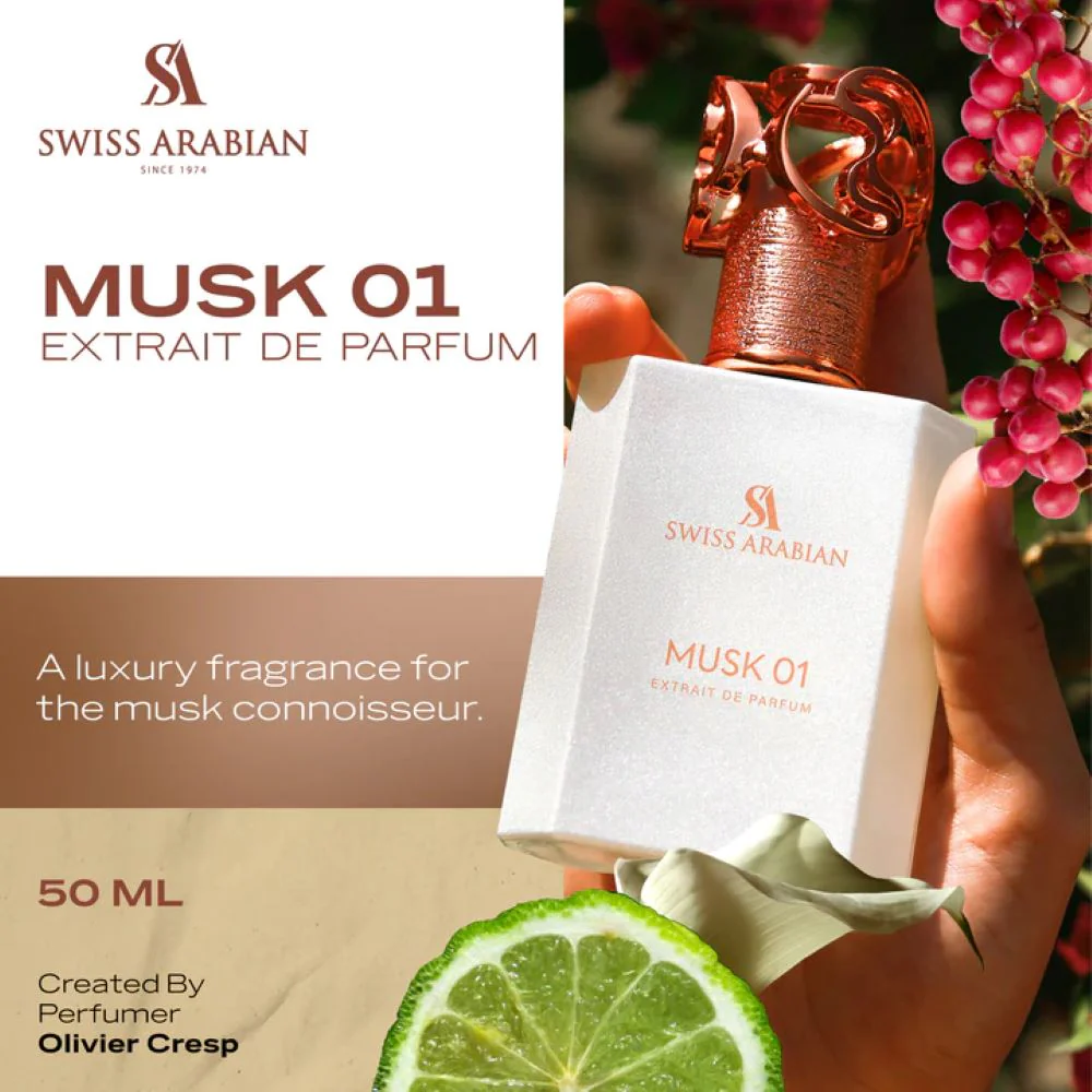 Musk 01 50ml ExDP By Swiss Arabian - Image 3