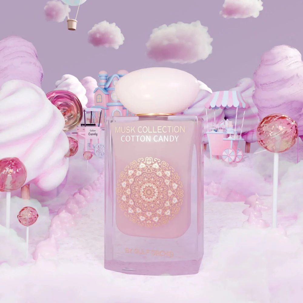 Musk Collection Cotton Candy 60ml EDP By Gulf Orchid - Image 3