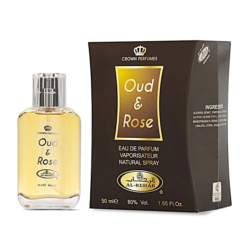 Oud & Rose 50ml EDP By Al Rehab