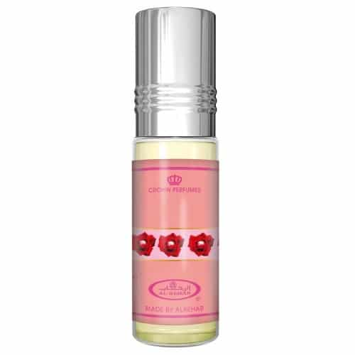 Roses Oil Perfume Roll On for Women and Men by Al Rehab