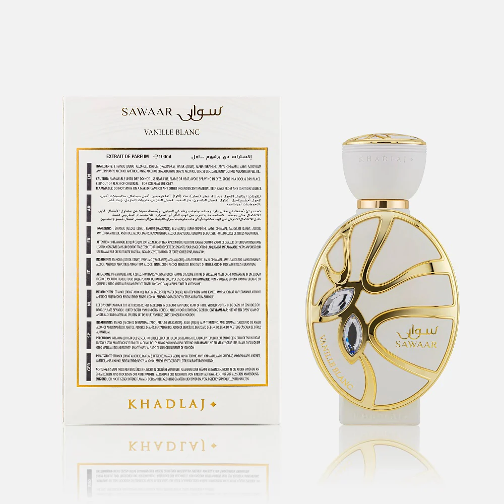 Sawaar Vanille Blanc 100ml ExDP By Khadlaj Perfumes - Image 3